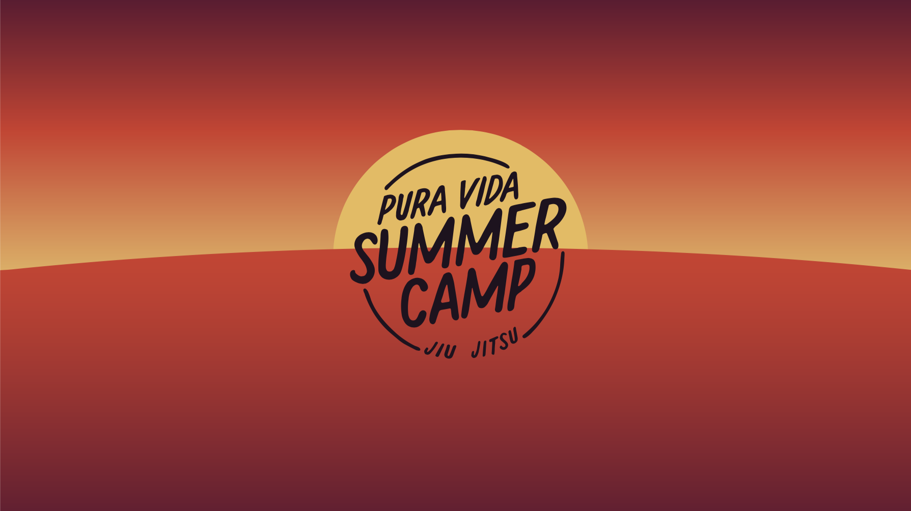 BJJ Pura Vida Summer Camp visual logo